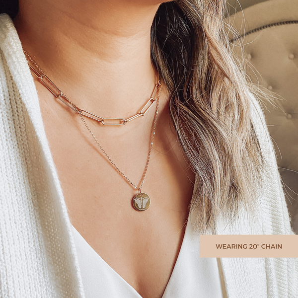 Butterfly Footprint Necklace
