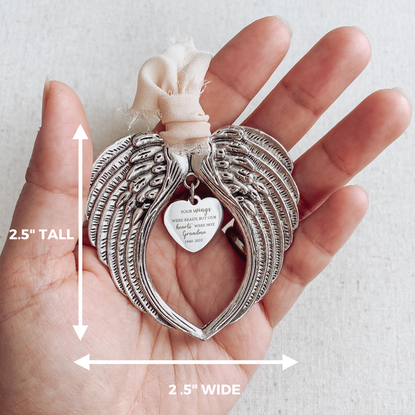 Sleep in Heavenly Peace Wing Ornament