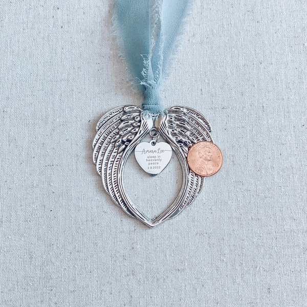 Sleep in Heavenly Peace Wing Ornament