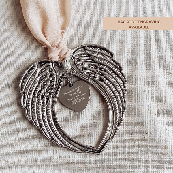 Sleep in Heavenly Peace Wing Ornament