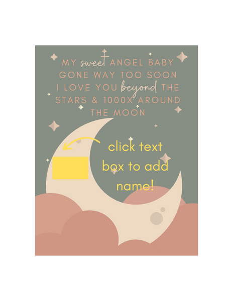 Moon Editable Printout